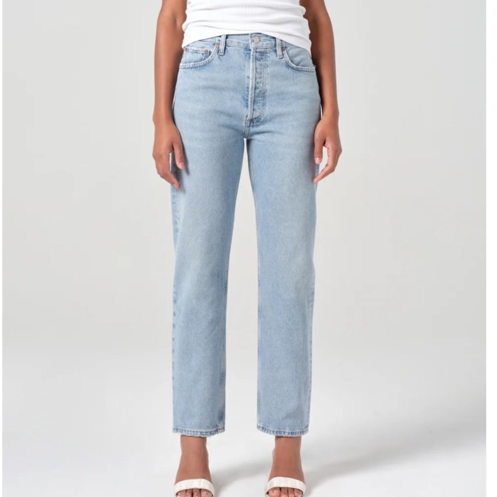 AGOLDE 90'S PINCH WAIST HIGH RISE STRAIGHT JEAN